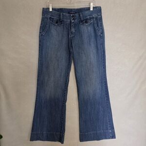 Lucky Brand Womens Fall'08 Mid Rise Flare Denim Jeans 7W20014 Size 14/32